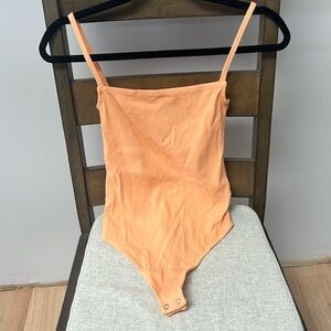 Abercrombie, size small, tank top, orange